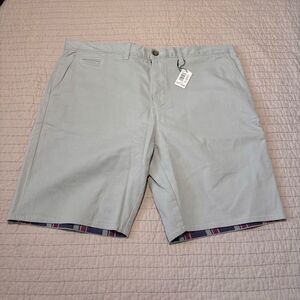 NWT Johnnie-O Shorts Men's W40 Gray Tailgater Bermuda retail $118